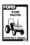 New Holland 2120 Operator`s Manual