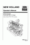 New Holland 456, TR87, TR97 Operator`s Manual