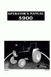 New Holland 5900 Operator`s Manual