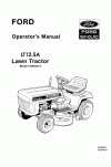 New Holland LT12 Operator`s Manual