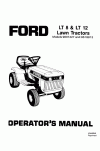 New Holland LT12, LT8 Operator`s Manual