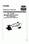 New Holland 42, 48 Operator`s Manual