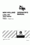 New Holland LS55 Operator`s Manual