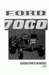 New Holland 7000 Operator`s Manual
