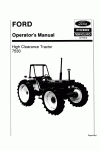 New Holland 7530 Operator`s Manual