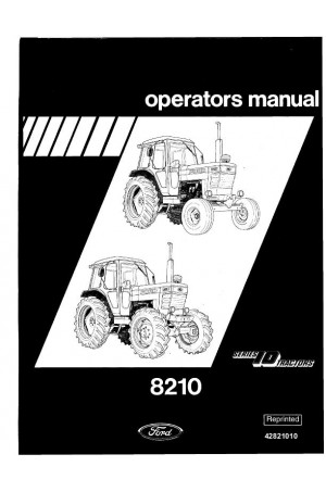 New Holland 8210 Operator`s Manual