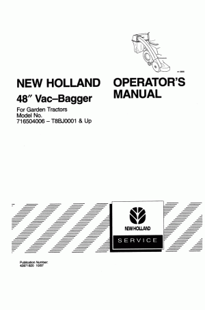 New Holland N/A Operator`s Manual