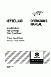 New Holland 1320, 1925, 914A Operator`s Manual