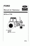 New Holland 6710, 7710 Operator`s Manual