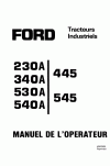 New Holland 445, 545 Operator`s Manual