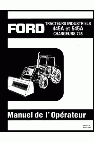 New Holland 445A, 545A Operator`s Manual