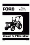 New Holland 2110 Operator`s Manual