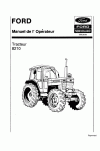 New Holland 8210 Operator`s Manual