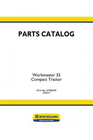 New Holland Workmaster 35 Parts Catalog