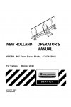 New Holland 60CBH Operator`s Manual