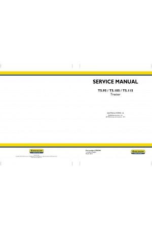 New Holland T5.105, T5.115, T5.95 Service Manual