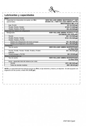 New Holland T9.435, T9.480, T9.530, T9.565, T9.600, T9.645, T9.700 Operator`s Manual