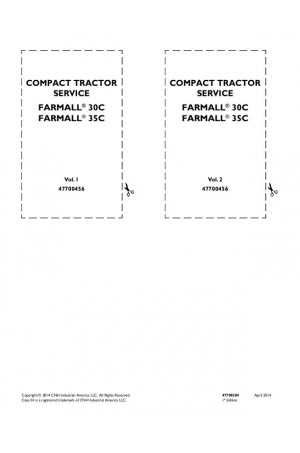 New Holland Farmall 30C, Farmall 35C Service Manual
