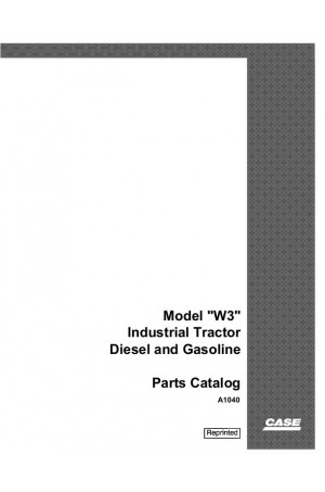 Case IH W3 Parts Catalog