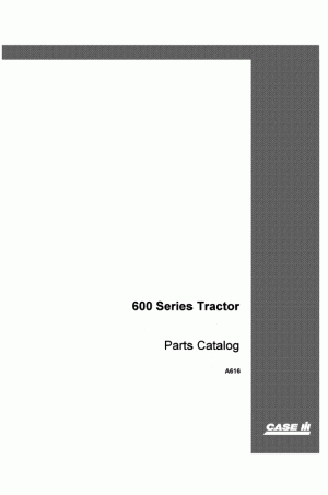 Case IH 600 Parts Catalog