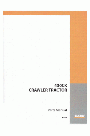 Case 430CK Parts Catalog
