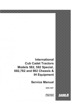 Case IH 582, 782, 982 Service Manual