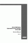 Case IH 544, 656, 666, 86, H-70, H70 Service Manual