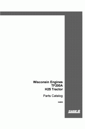 Case RT66, T66, T66C, T66D, TF200, TF200A Parts Catalog