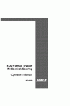 Case IH F-20, F20 Operator`s Manual