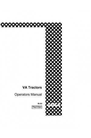 Case IH VA, VAC, VAH, VAO, VAS Operator`s Manual