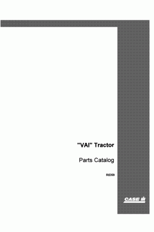 Case IH VA, VAI Parts Catalog
