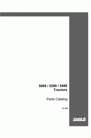 Case IH 5088, 5488 Parts Catalog