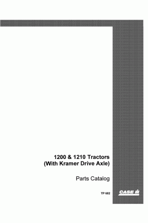 Case IH 1200, 1210, 1212 Parts Catalog