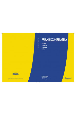 New Holland T5.105, T5.115, T5.95 Operator`s Manual