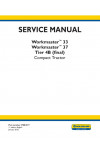 New Holland Workmaster 33, Workmaster 37 Service Manual