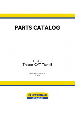 New Holland T8.435 Parts Catalog