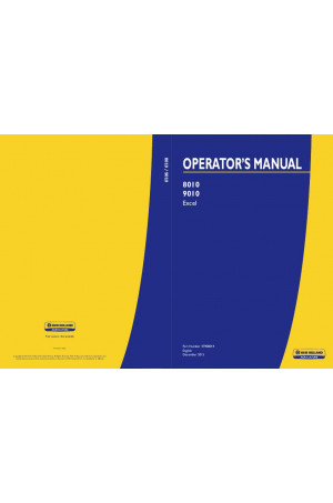 New Holland 8010, 9010 Operator`s Manual