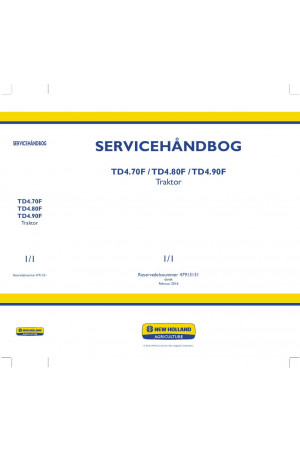 New Holland TD4.70F, TD4.80F, TD4.90F Service Manual