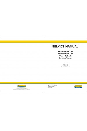 New Holland Workmaster 33, Workmaster 37 Service Manual