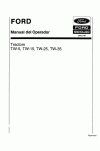 New Holland TW15, TW25, TW5 Operator`s Manual