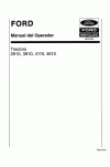 New Holland 2910, 3910, 4110 Operator`s Manual