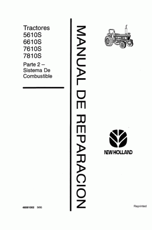 New Holland 5610S, 6610S, 7610S, 7810S Service Manual