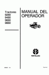 New Holland 9280, 9480, 9680, 9880 Operator`s Manual