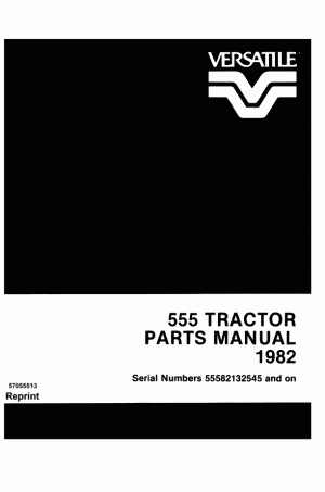 New Holland 555 Parts Catalog