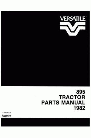 New Holland 895 Parts Catalog