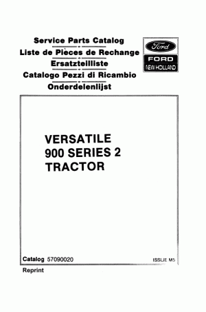 New Holland 900, S Parts Catalog