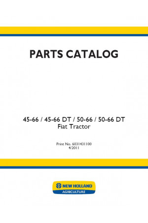 New Holland 45, 50, 66, DT Parts Catalog