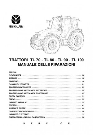 New Holland TL100, TL70, TL80, TL90 Service Manual