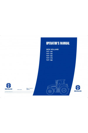 New Holland TVT135, TVT145, TVT155, TVT170, TVT190 Operator`s Manual