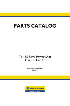 New Holland T6.155 Parts Catalog